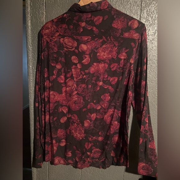 H&M Floral Button Up Shirt - Picture 2 of 5